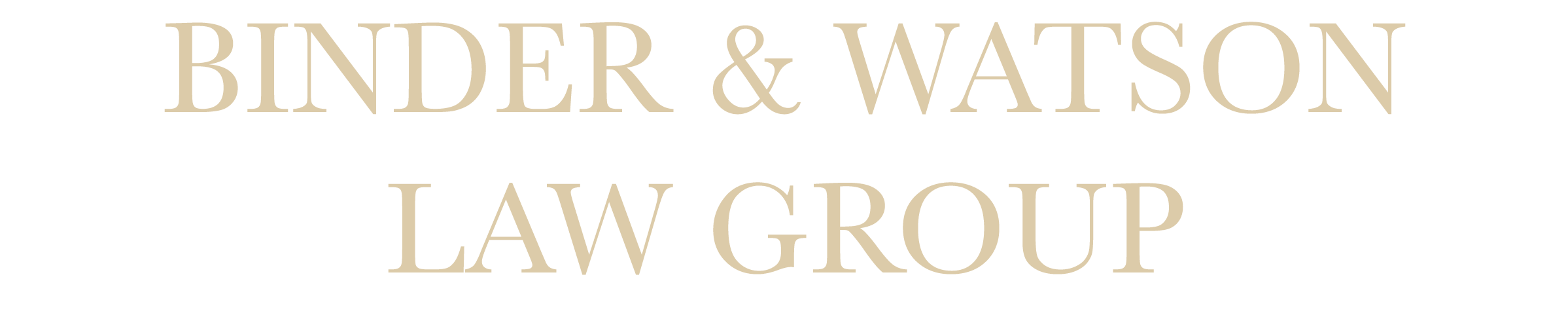Binder & Watson Law Group